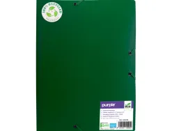 Chemise 3 rabats office plast polypro recycle coloris vert