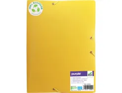 Chemise 3 rabats office plast polypro recycle coloris jaune