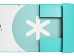Chemise antartik a4+ elastique3 rabats carton remborde trending topic 2020 coloris turquoise