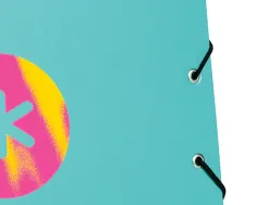 Chemise antartik a4+ elastique3 rabats carton remborde trending topic 2020 coloris turquoise
