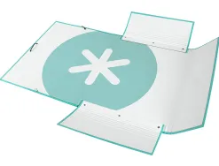 Chemise antartik a4+ elastique3 rabats carton remborde trending topic 2020 coloris turquoise