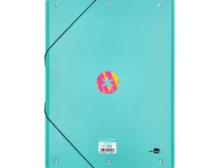 Chemise antartik a4+ elastique3 rabats carton remborde trending topic 2020 coloris turquoise