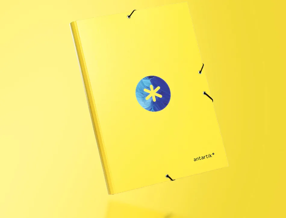 Chemise antartik a4+ elastique3 rabats carton remborde trending topic 2020 coloris jaune