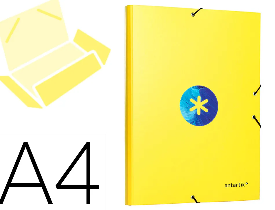 Chemise antartik a4+ elastique3 rabats carton remborde trending topic 2020 coloris jaune