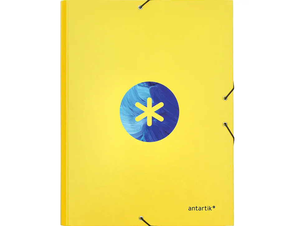 Chemise antartik a4+ elastique3 rabats carton remborde trending topic 2020 coloris jaune
