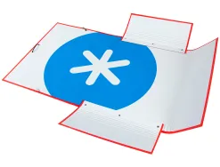 Chemise antartik a4 élastique 3 rabats carton rembordé coloris assortis