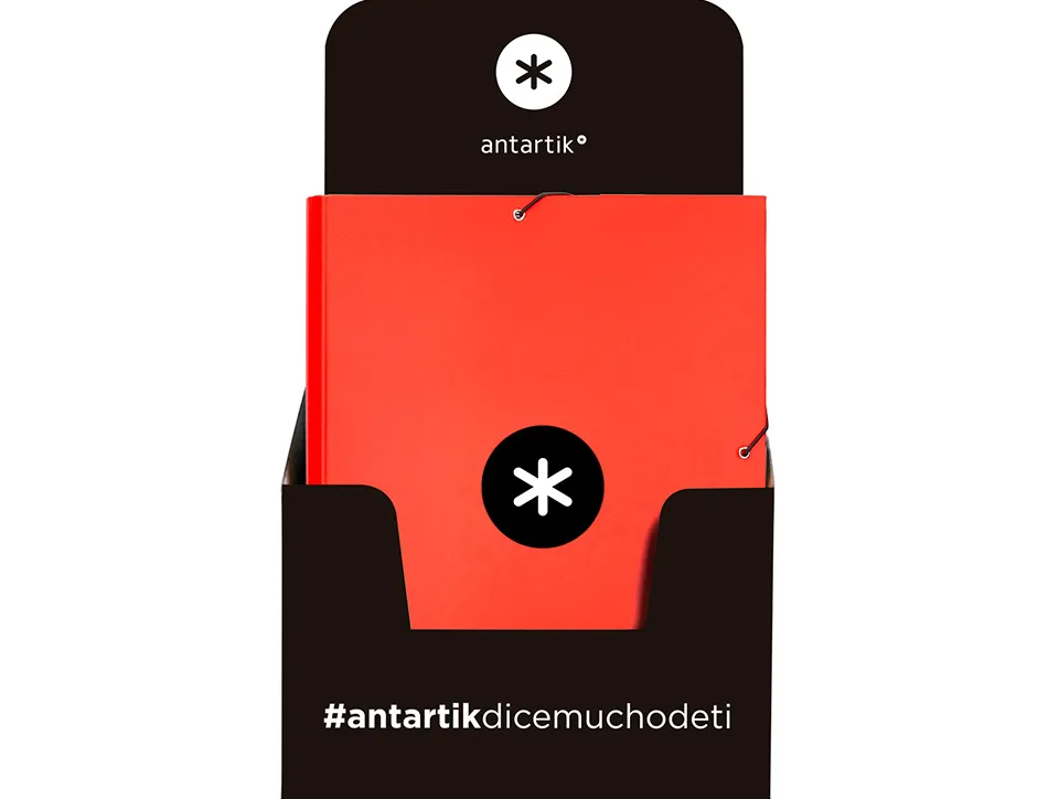Chemise antartik a4 élastique 3 rabats carton rembordé coloris assortis