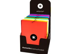 Chemise antartik a4 élastique 3 rabats carton rembordé coloris assortis