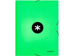 Chemise antartik carton remborde a4+ 3 rabats elastique coloris vert