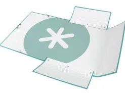 Chemise antartik carton remborde a4+ 3 rabats elastique coloris menthe