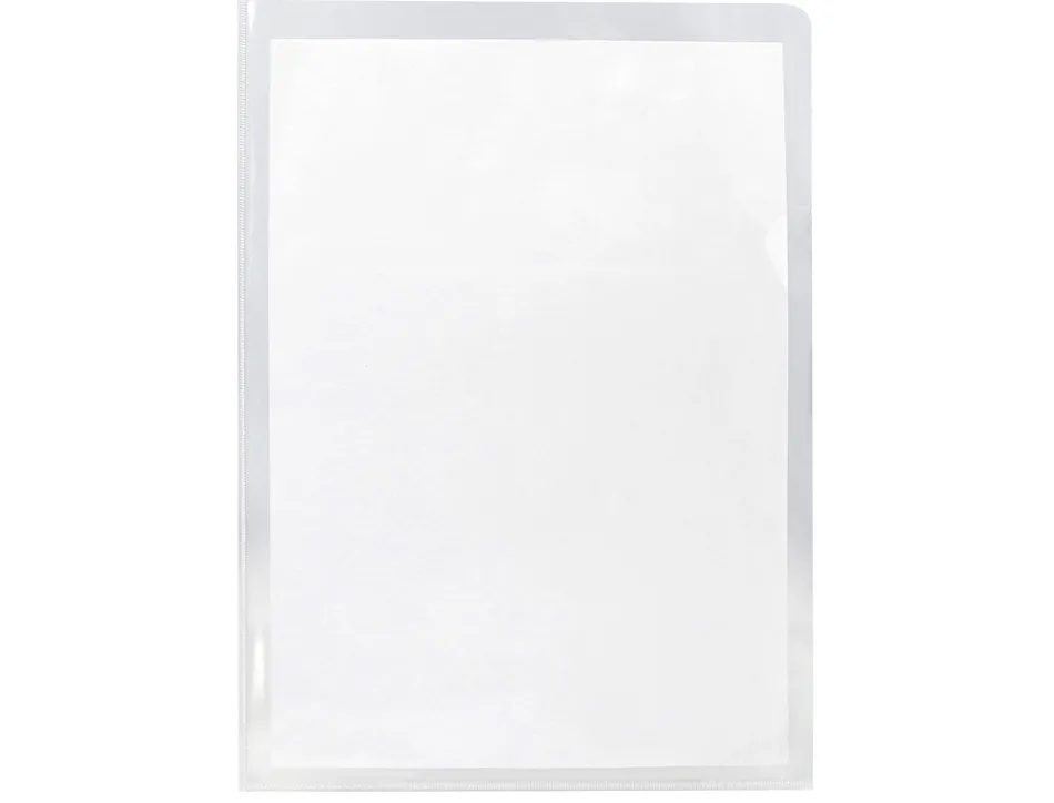 Chemise avec onglet q-connect 180mc coloris transparent