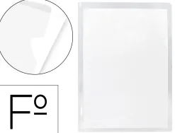 Chemise avec onglet q-connect 180mc coloris transparent