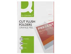 Chemise avec onglet q-connect 110mc coloris transparent