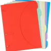 Chemise classeur certiprint a4+ 320x240mm coloris assortis lot 6 unités