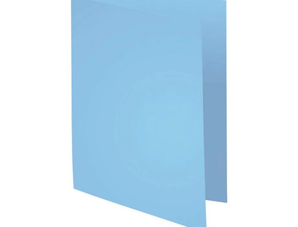 Chemise dossier exacompta qualite superieure a4 24x32cm 210g coloris bleu lot de 10