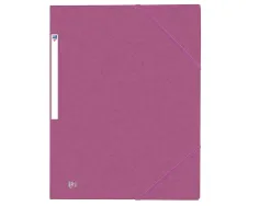 Chemise elastique 3 rabats oxford topfile+ a4 violet