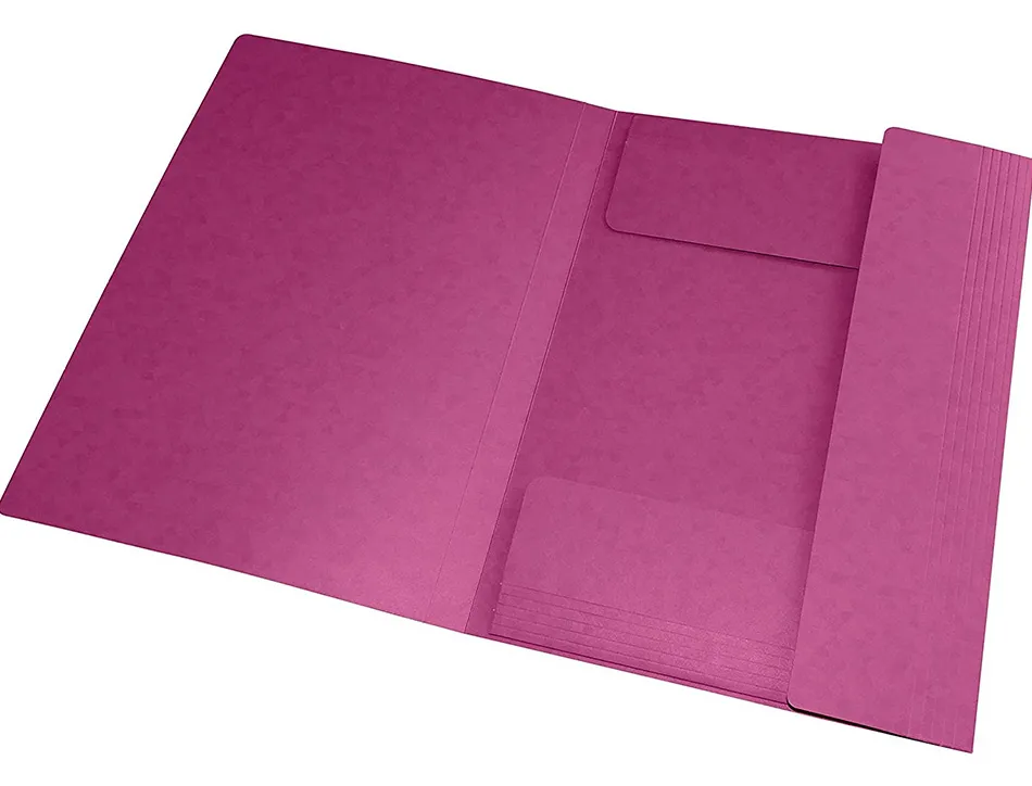 Chemise elastique 3 rabats oxford topfile+ a4 violet
