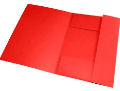 Chemise elastique 3 rabats oxford topfile+ a4 rouge