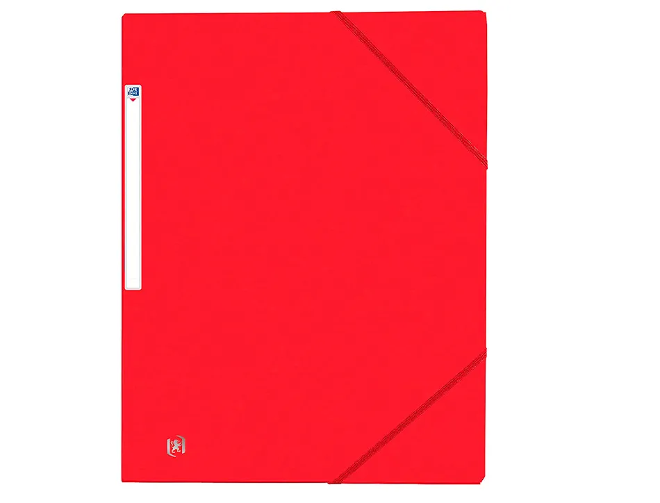 Chemise elastique 3 rabats oxford topfile+ a4 rouge