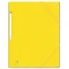 Chemise elastique 3 rabats oxford eurofolio+ a4 jaune
