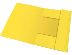 Chemise elastique 3 rabats oxford eurofolio+ a4 jaune