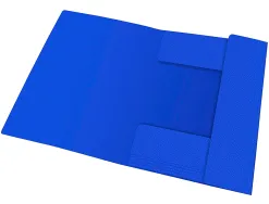 Chemise elastique 3 rabats oxford eurofolio+ a4 bleu