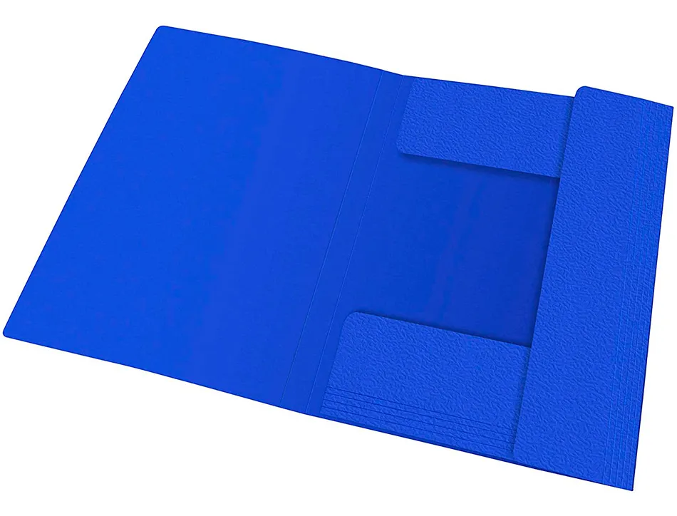 Chemise elastique 3 rabats oxford eurofolio+ a4 bleu