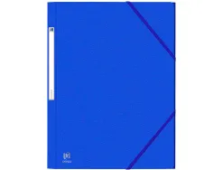 Chemise elastique 3 rabats oxford eurofolio+ a4 bleu
