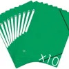 Chemise elastique 3 rabats oxford topfile+ a4 vert