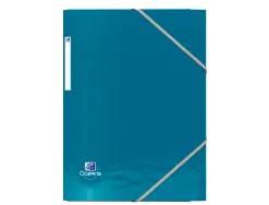 Chemise elastique hamelin oxford school life oceanis a4 polypropylene recycle opaque assortis