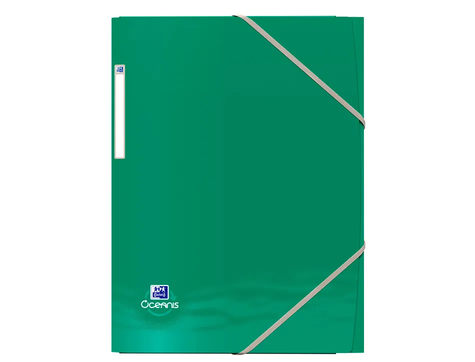 Chemise elastique hamelin oxford school life oceanis a4 polypropylene recycle opaque assortis
