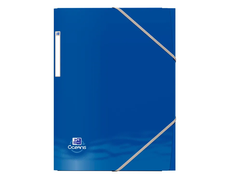 Chemise elastique hamelin oxford school life oceanis a4 polypropylene recycle opaque assortis