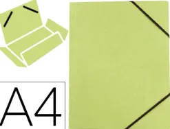 Chemise elba carte forte 4/10e250gr a4 210x297mm 3 rabats élastique coloris assortis