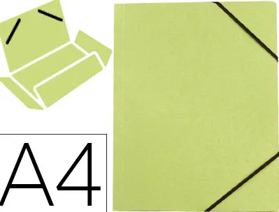 Chemise elba carte forte 4/10e250gr a4 210x297mm 3 rabats élastique coloris assortis