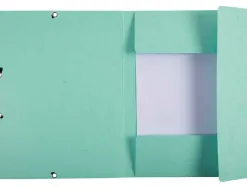 Chemise exa 3 rabats ca rte lustree 400g 4a 24x32cm elastique coloris pastel