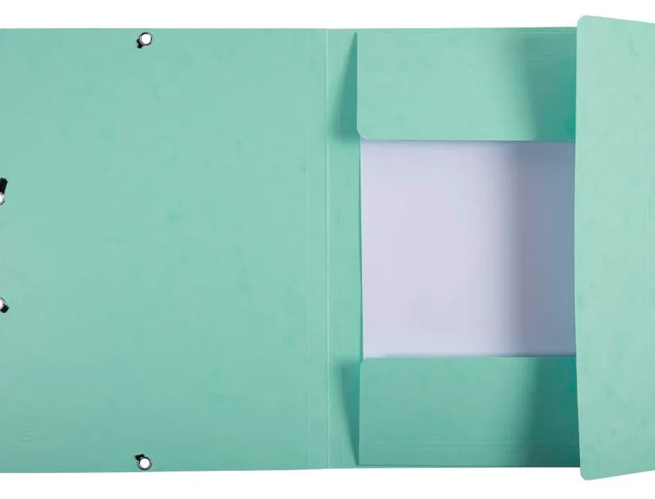 Chemise exa 3 rabats ca rte lustree 400g 4a 24x32cm elastique coloris pastel