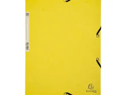 Chemise exa 3 rabats ca rte lustree 400g 4a 24x32cm elastique coloris pastel