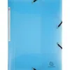 Chemise exacompta a elastiques 3 rabats a4 polypropylene chromaline pastel