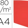 Chemise exacompta carte semi rigide forever recyclée 240x320mm 180g coloris rouge lot 100 unités