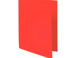 Chemise exacompta carte semi rigide forever recyclée 240x320mm 180g coloris rouge lot 100 unités