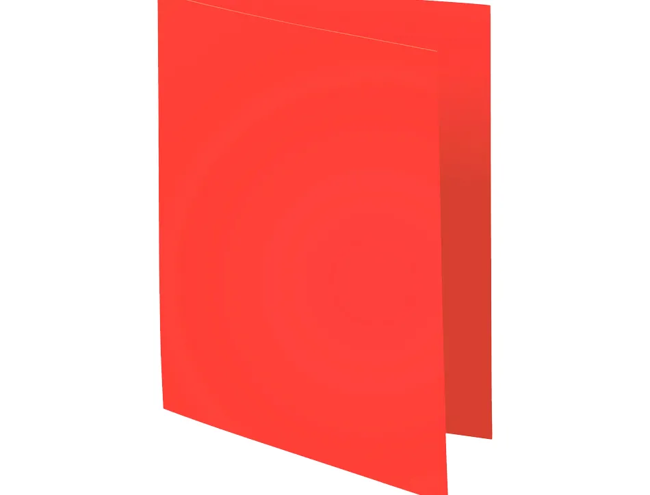 Chemise exacompta carte semi rigide forever recyclée 240x320mm 180g coloris rouge lot 100 unités