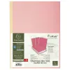 Chemise exacompta carte 240x320mm 320g documents a4 210x297mm soufflet dos toilé 30mm coloris rose