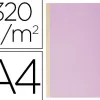 Chemise exacompta carte 240x320mm 320g documents a4 210x297mm soufflet dos toilé 30mm coloris lilas