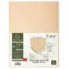 Chemise exacompta carte 240x320mm 320g documents a4 210x297mm soufflet dos toilé 30mm coloris bulle