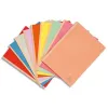 Chemise exacompta carte 240x320mm 320g documents a4 210x297mm soufflet dos toilé 30mm coloris assortis paquet 25 unités