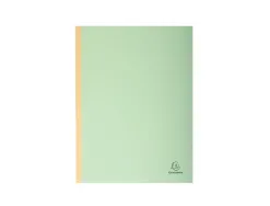 Chemise exacompta carte 240x320mm 320g documents a4 210x297mm soufflet dos toile 30mm coloris vert paquet 25 unites