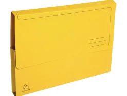 Chemise exacompta forever a4 210x297mm soufflet coloris jaune pack 50 unites