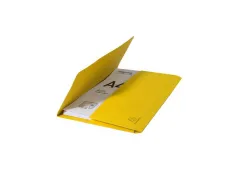 Chemise exacompta forever a4 210x297mm soufflet coloris jaune pack 50 unites