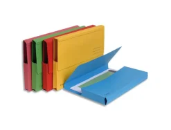 Chemise exacompta forever carte recyclée pochette 240x320mm 290g coloris assortis lot 50 unités