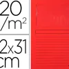 Chemise exacompta forever carte recyclée 120g 22x31cm fenêtre coloris rouge paquet 25 unités